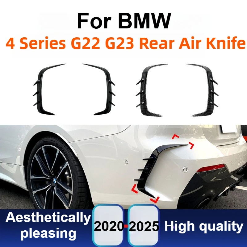 

For BMW 4 Series G22 G23 425i 430i 440i M Sport 2020+ Rear Diffuser Spoiler Aero Lip Tail Wing Modification Tuning Accessories