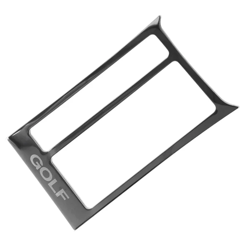 For Golf 7 7.5 Generation Modified Interior Handbrake Water Cup Frame Decorative Panel Stainless Steel Decorative Patch