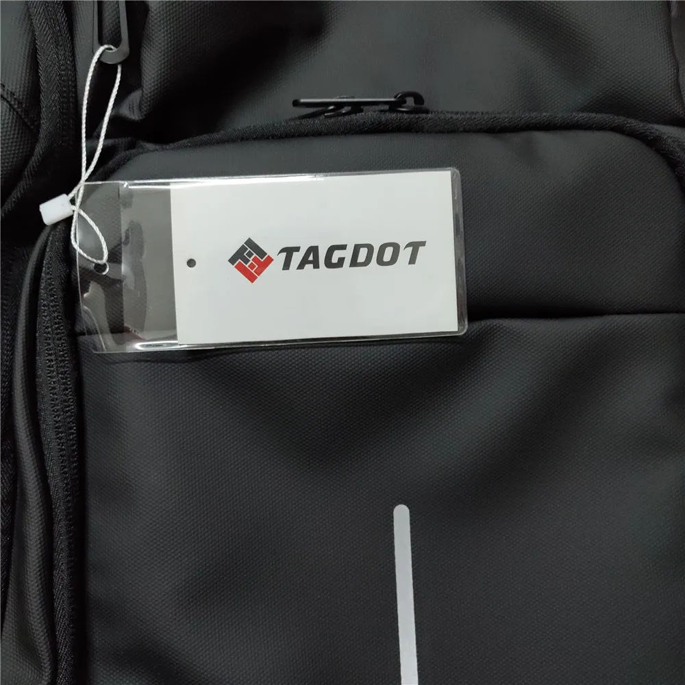 TAGDOT Waterproof Business Backpack 15.6 Inch Men Large Backpack Outdoor Travel Backbag