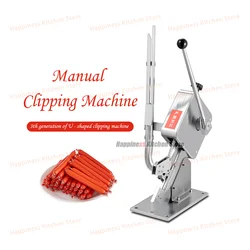 Manual Clipping Machine With U-shape Clips Commercial Sausage Clipper For Fruit Vegetable Packing Tools