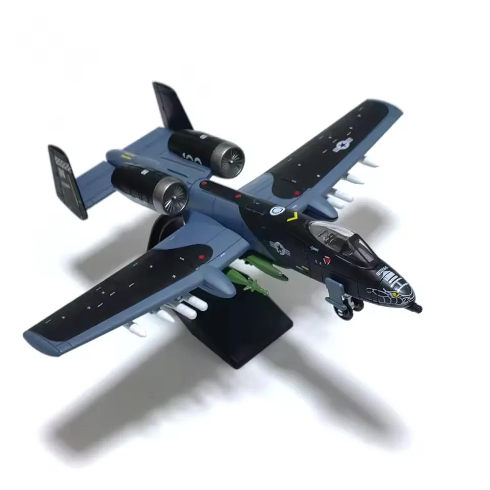 A-10 Fighter 1/72 Plastic Assembly Scale With Box Home Placement, Collection Decoration Creative Gift Room Decoration