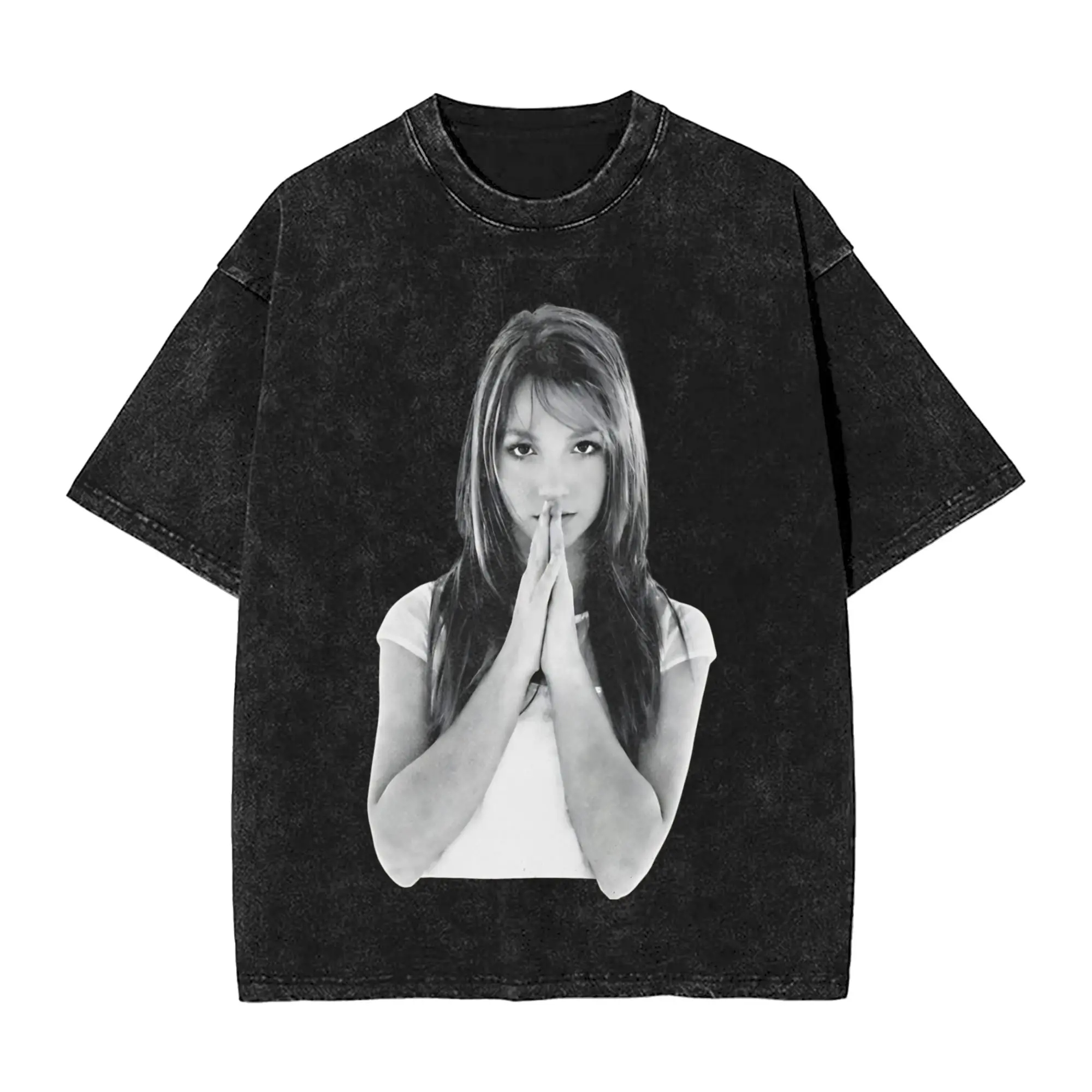 The Boys Laz Alonso Britney Spears Apparel Washed T Shirt Men Women Streetwear Hip Hop T-Shirt Summer  Tee Shirt Cotton