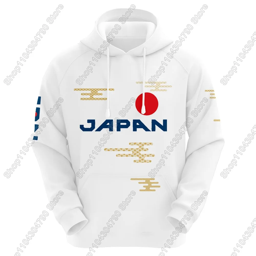 اليابان المنتخب الوطني 2026 هوديي الرجال البلوز غير رسمي الخريف الشتاء هوديس الدراجات الملابس هودي الشارع الشهير ملابس رياضية #1