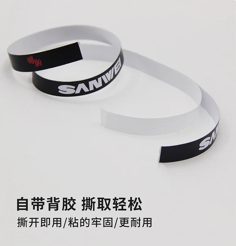 Selbstklebender Kantenschutz für Tischtennisschläger SANWEI PVC Ping-Pong-Schläger, schützender Seitenbandschutz, Tischtennis-Zubehör – Detail 3