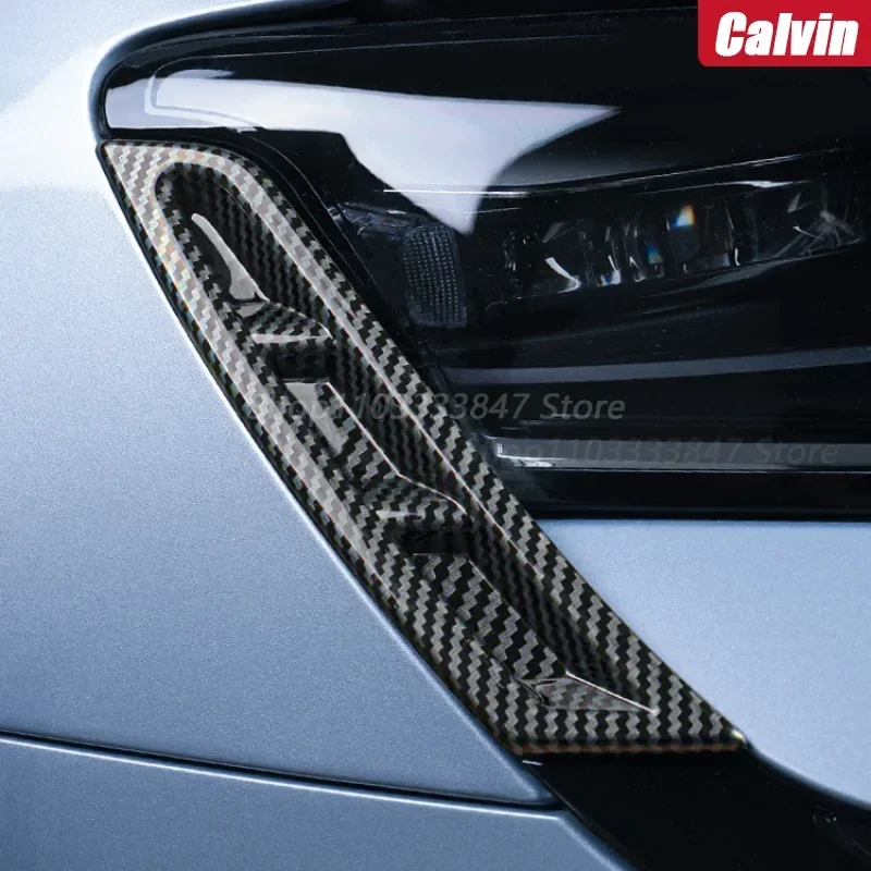 

For BYD SEAL ATTO4 EV Headlight Side Trim Machine Cover Trim Light Eyebrow Bright Strip Sticker Body Special Modification Parts