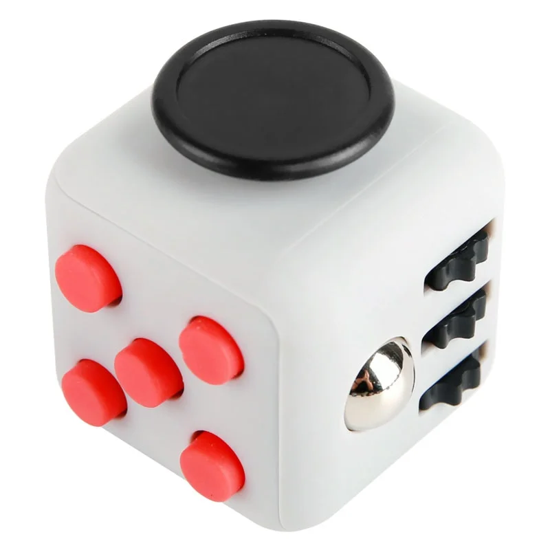Cubo de inquietação de 3a geração – Brinquedos multi-sensoria de 6 lados para alívio de ansiedade, presente de gadget de mesa antiestresse para adultos com TDAH e A
