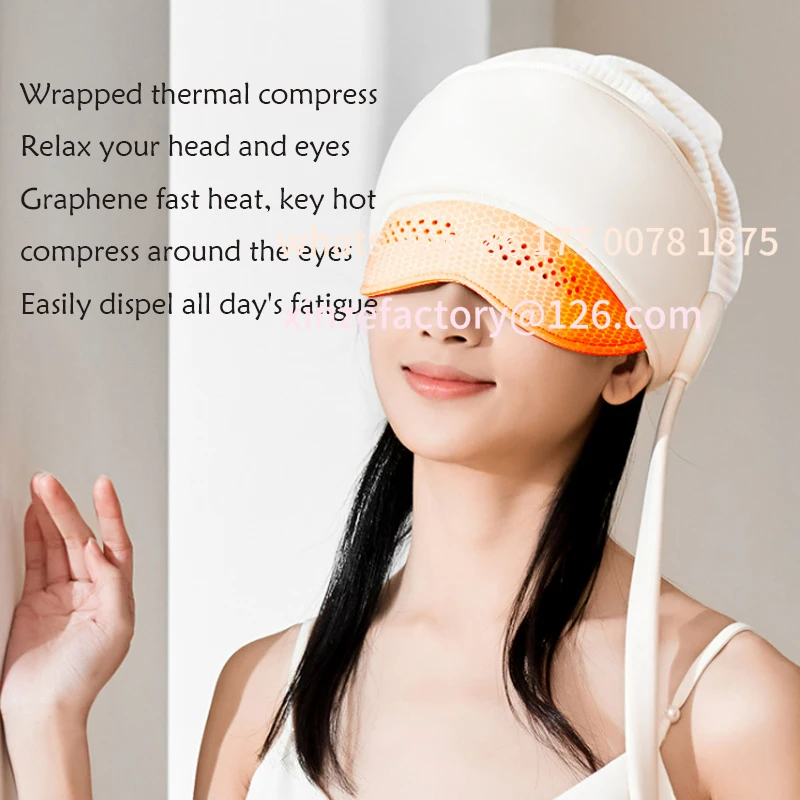 

Customizable Electric Head Massager Machine Simulation Decompression Sleeper Soul Extractor Scalp Eye Hot Compression