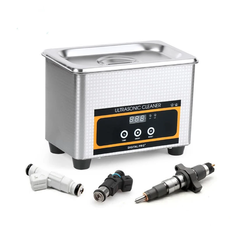 Custom 0.8L Ultrasonic Injector Cleaner Small Digital For PCB Metal Parts Jewelry Cleaning Bulk Supply