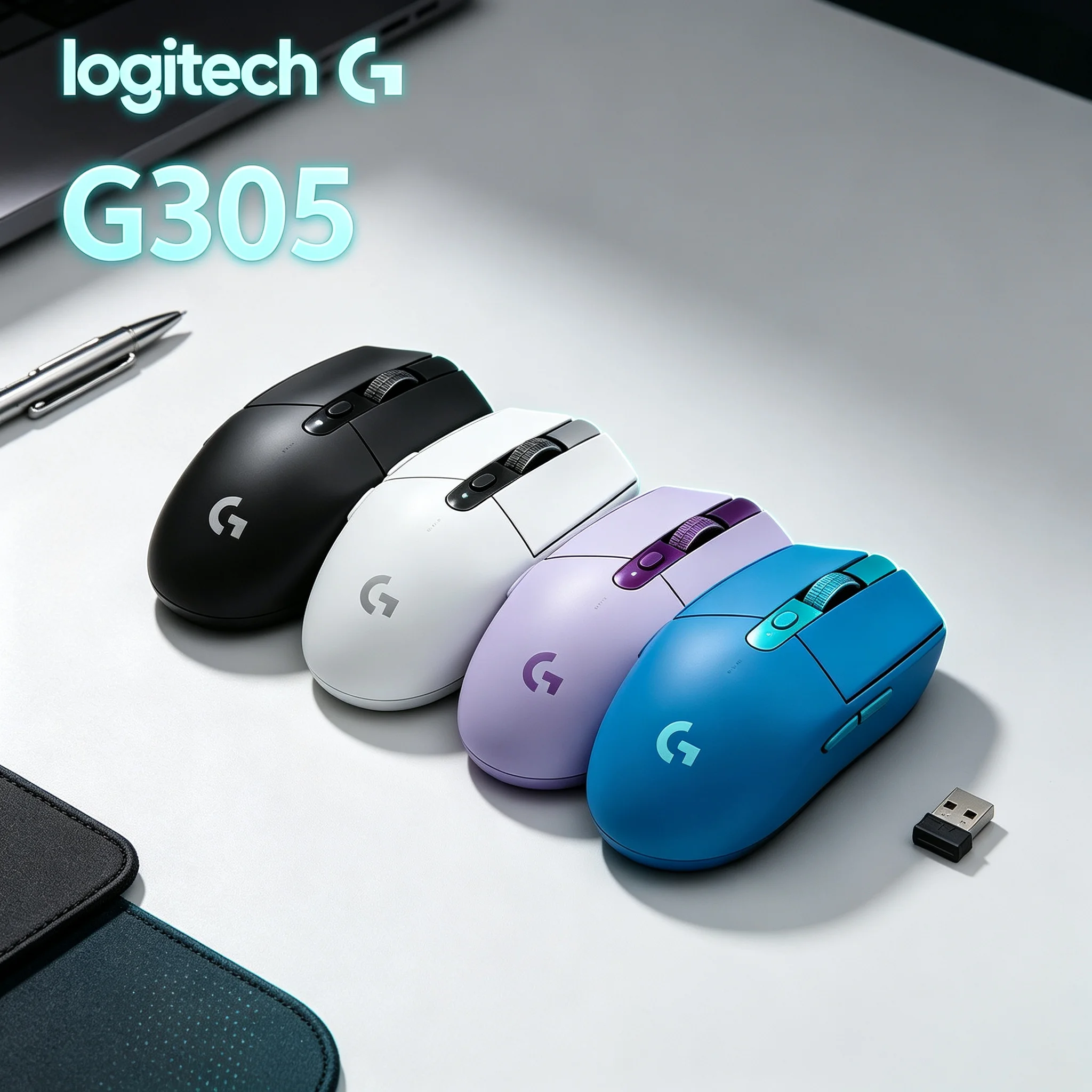 Logitech G305 Wireless Gaming Mouse Customizable Buttons For Esports Gaming Office Work Daily Life Desktop Laptop Mice