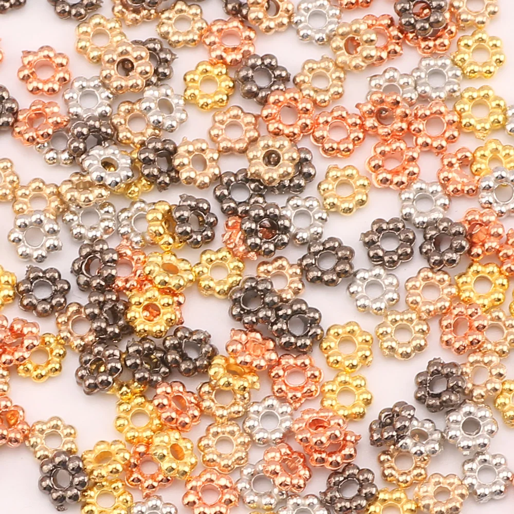 200-1000 шт., акриловые бусины из пластика CCB, 4 мм, 6 мм