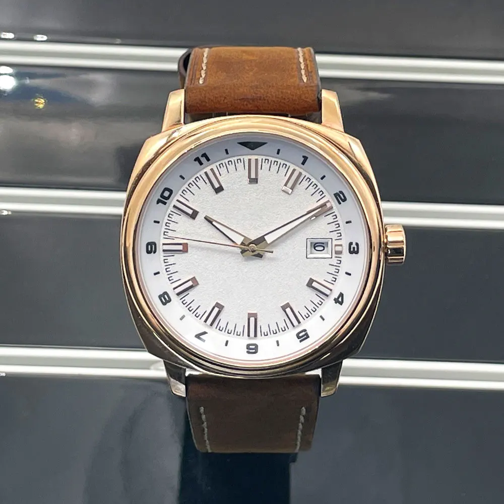 42mm CORGEUT Classic Square Blue Mechanical Watches for Men Japan NH35A Movement Sport Luxury Clock Pilot Men Wristwatch