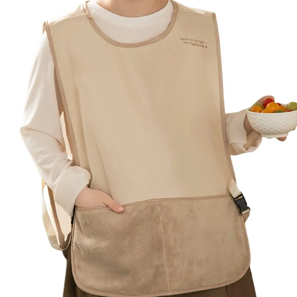 Fashion Kitchen Apron Wipeable Hands Apron Vest Style Kitchen Apron for Women with Pockets Handy Wipe Waterproof Stain-resistant