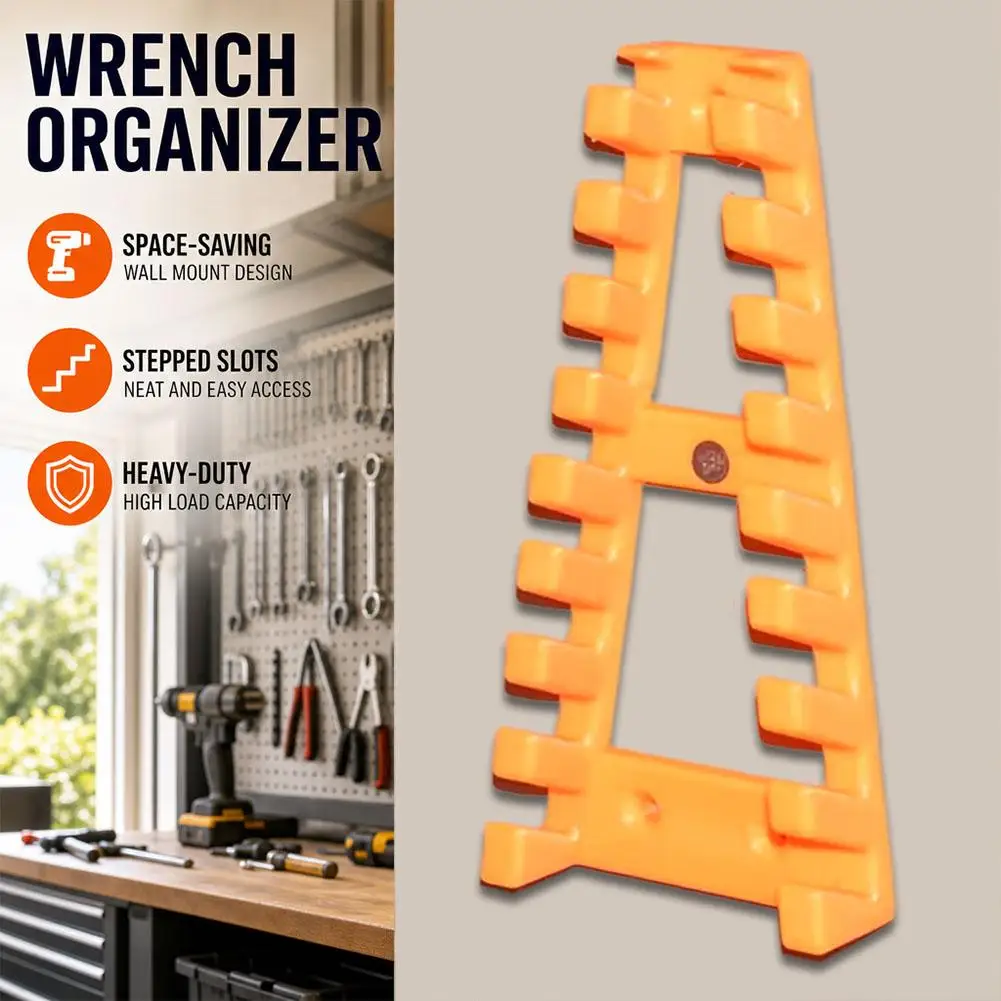 Wrench Holder Storage Rack Hardware Tool Organizer Wall Mount Wrench Organizer Spanner Holders Garage Workshop Tool Organizer