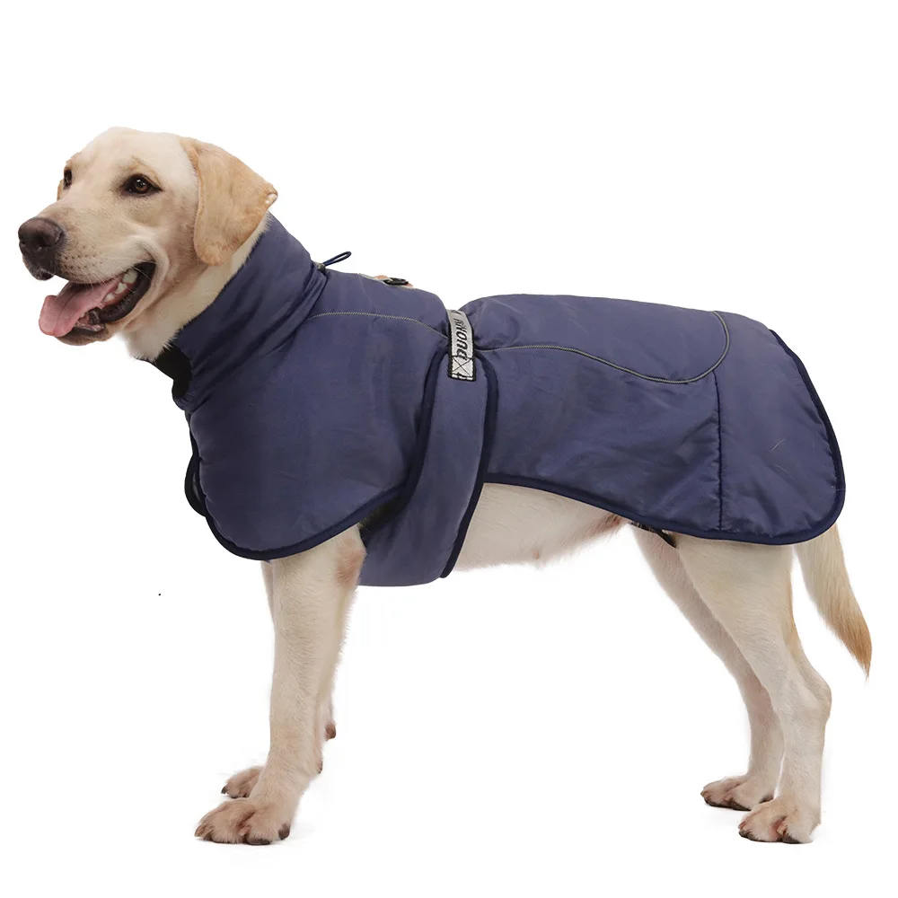 Kleidung für große Hunde, wasserdichte Weste für große Hunde, Winter, warm, verdickt, Mantel für Hunde, französische Bulldogge, Labrador, Dobermann-Outfits – Detail 15