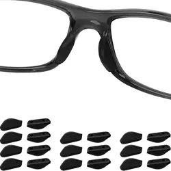 E.O.S Hard Base Silicon Replacement Nose Pads for OAKLEY Badman OO6020/Madman OO6019 - 42mm/Turbine Rotor Frame Multi-Options