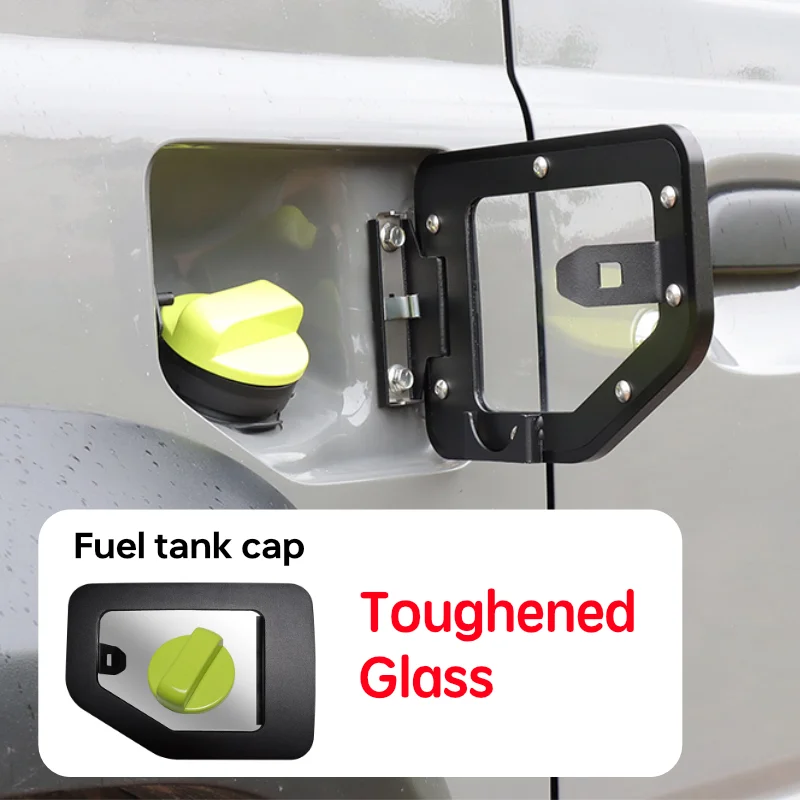 

Tempered glass transparent car fuel tank cap For Suzuki Jimny JB64 Sierra JB74W 2019 2023 Exterior Accessories