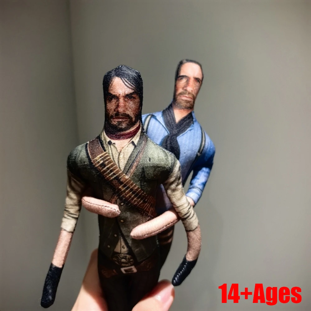 Game Red Dead Redemption 2 Arthur Morgan John Marston Cosplay Doll Abstract Slender Plush Doll Room Decoration