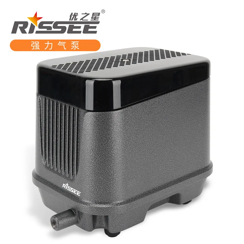 Rissee Atmospheric Diaphragm Aerobic Pump Air Pump Garden Fish Pond Aquarium Sewage Treatment Oxygen Pump Compressor Low Noise