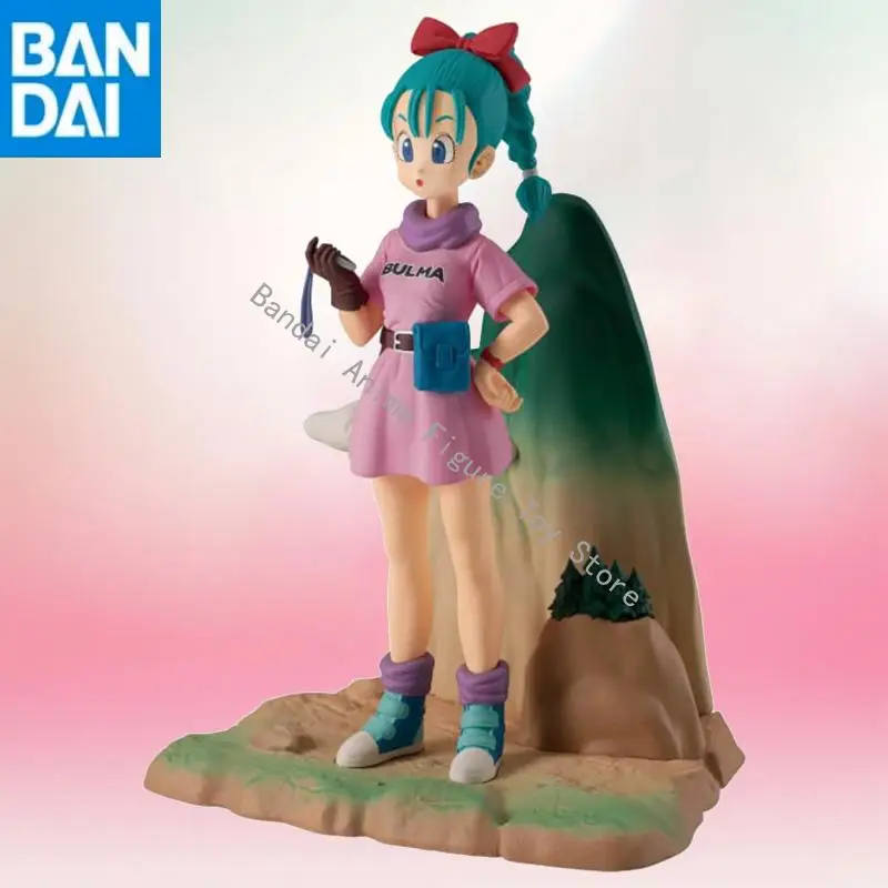 

In Stock Original Original BANDAI NAMCO BANPRESTO DRAGON BALL History Box Bulma PVC 13cm Collector Figurine Toys Figure model