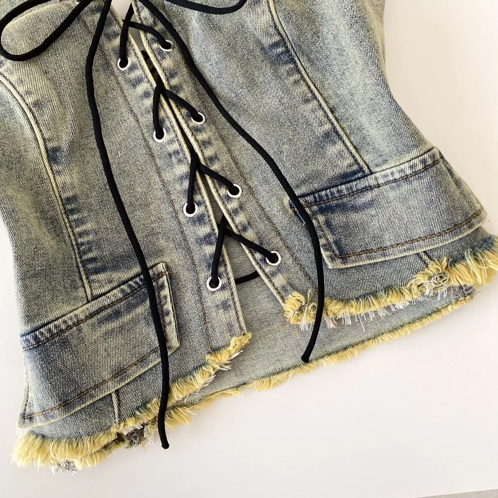 Vintage Elegant Chic Sleeveless halter Crop Top Women Korean Fashion Streetwear basics women clothing