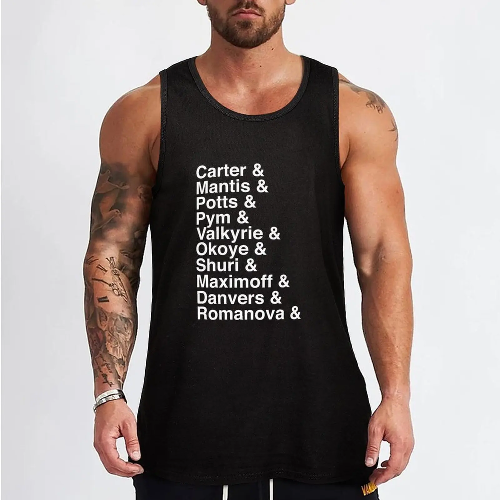 She's Got Help. Tank Top vests for men Men sleeveless tee summer clothes