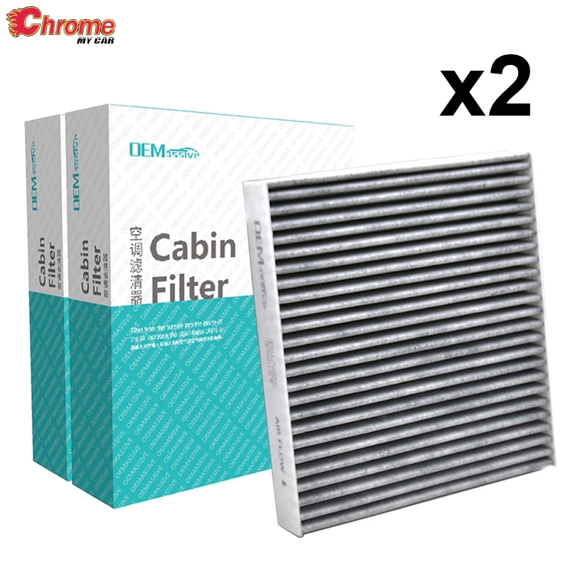 2x Car Pollen Cabin Air Filter For Infiniti FX35 FX45 FX37 FX50 Nissan Almera N15 N16 Primera P11 P12 X-Trail T30 Isuzu D-Max