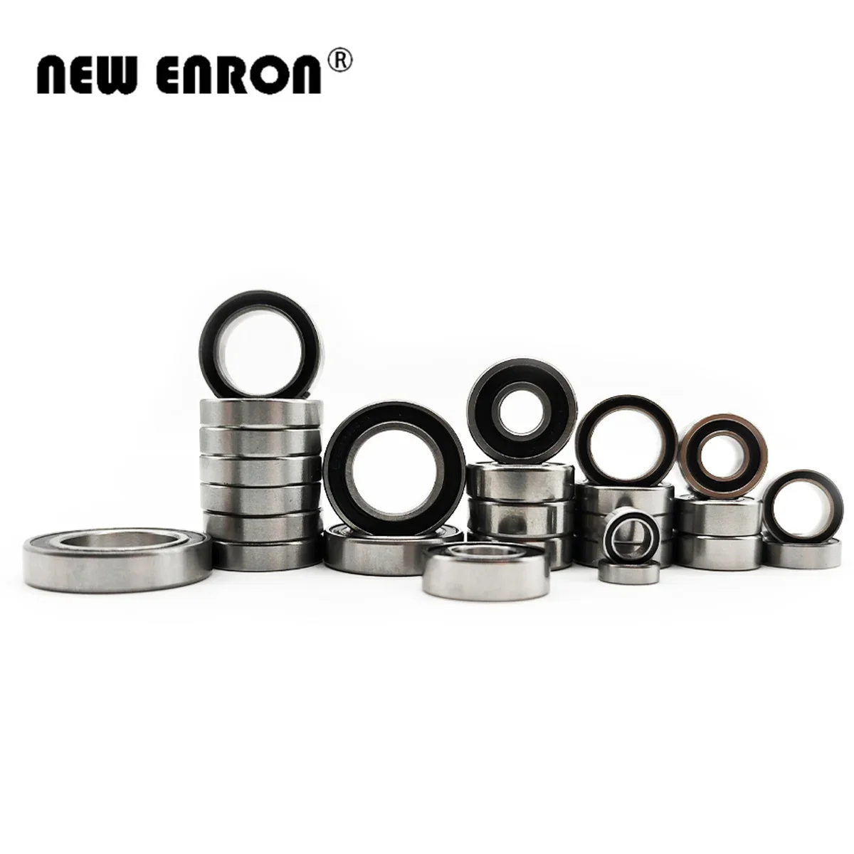 26 قطعة مجموعة محامل كروية من الفولاذ الكروم مطاط أسود مختوم مسبقًا لسيارة RC TRAXXAS Maxx Slash 102076 -4 شاحنة ذات دورة قصيرة