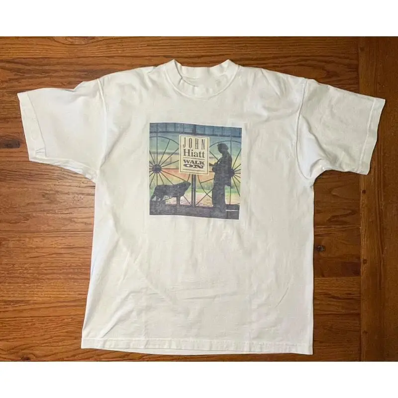 John Hiatt Walk On Fall 1995 Tour Camiseta Branca S 5Xl