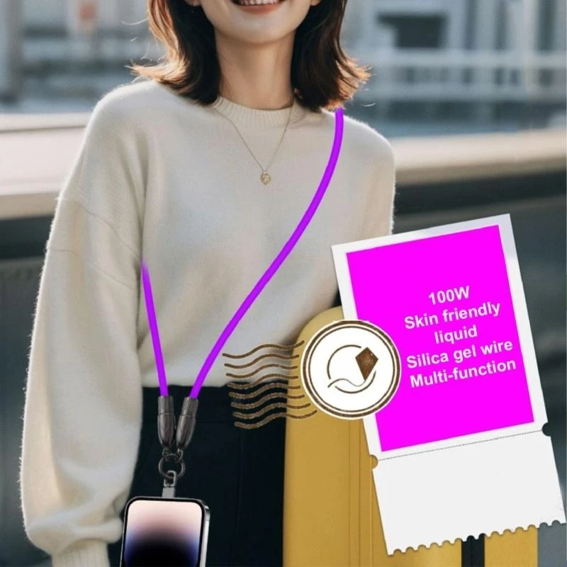 نوع C هواتف حبل الحبل دعم الحبل الكابل 100 واط الشحن السريع و 480 ميجابت في الثانية البيانات أفضل بيع