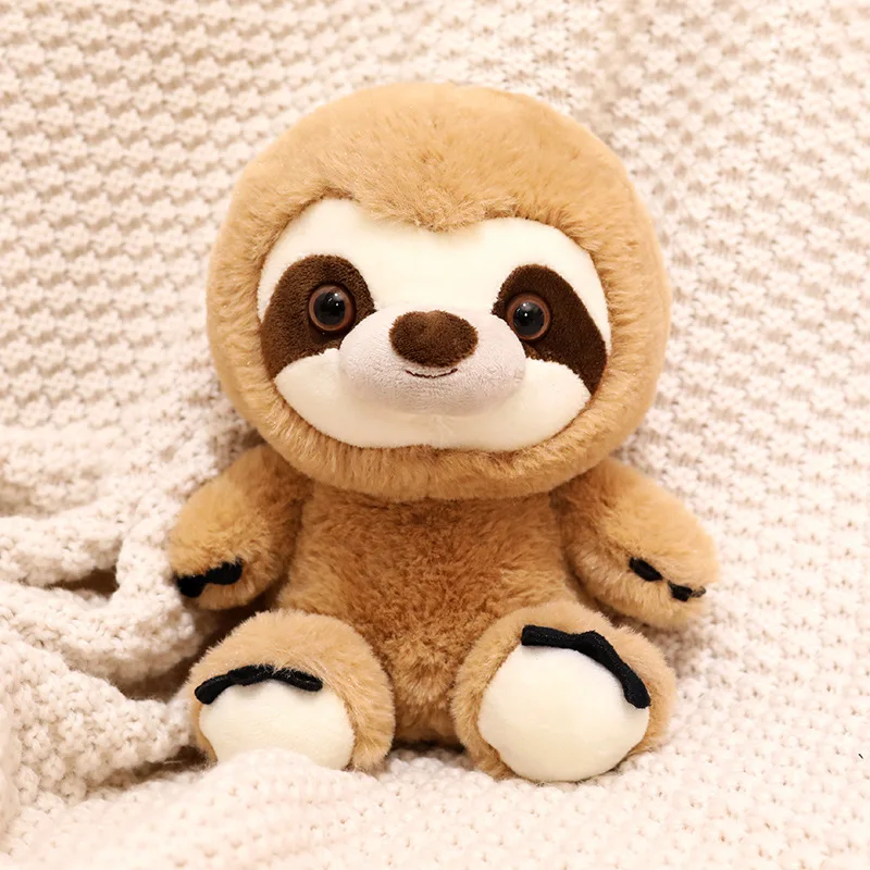 New 22/26/35cm Cute Sitting Sloth Plush Toy Kawaii Stuffed Animal Doll Baby Pillow Kids Girls Birthday Christmas Gift