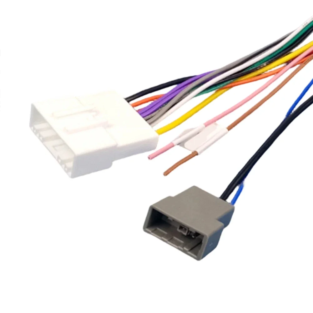 20 Pin ISO Car Radio Wiring Harness Adapter Cable Compatible With For Nissan Qashqai J10 Xterra Navara Rogue Versa
