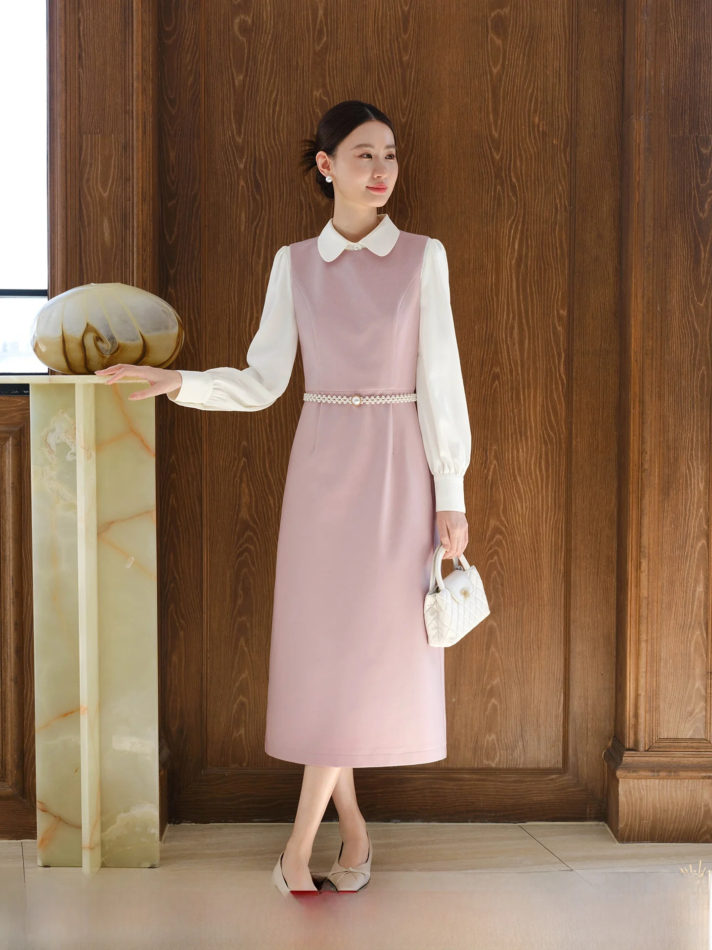 

XXNING Women's Faionable Two-Piece Set Vest Skirt irt Ele Design Slimming Spring New Sle Casual Work Par Wear