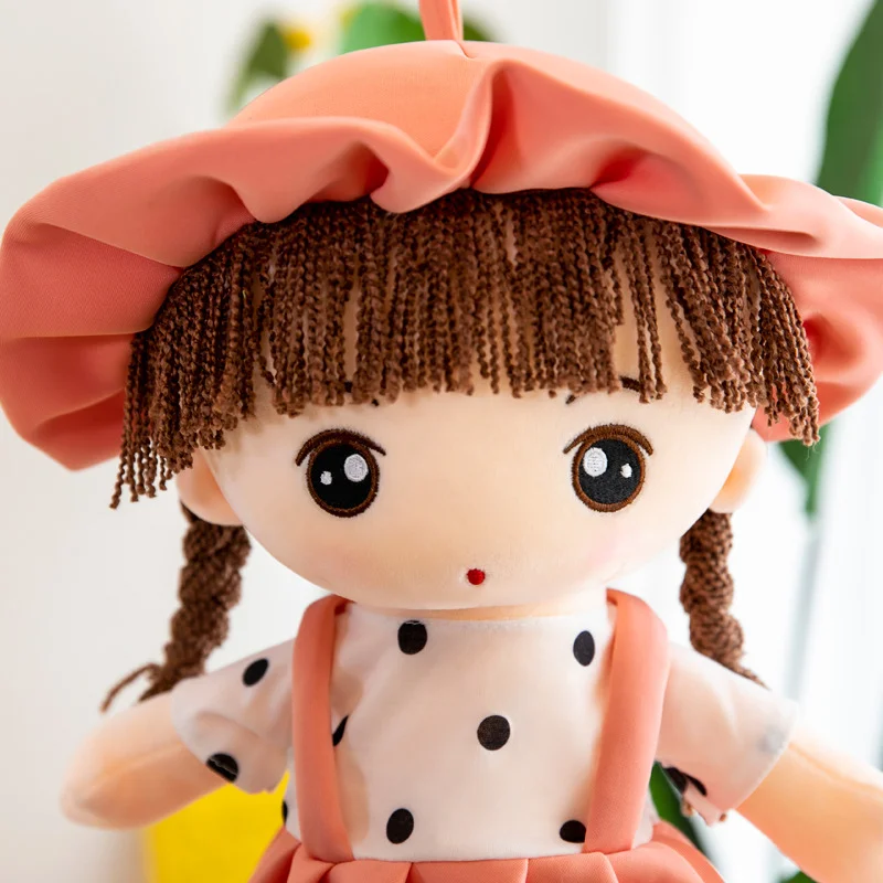 45cm Super Kawaii Plush Doll with Clothes   Baby Appease Toys Stuffed Plush Toys for Gift
