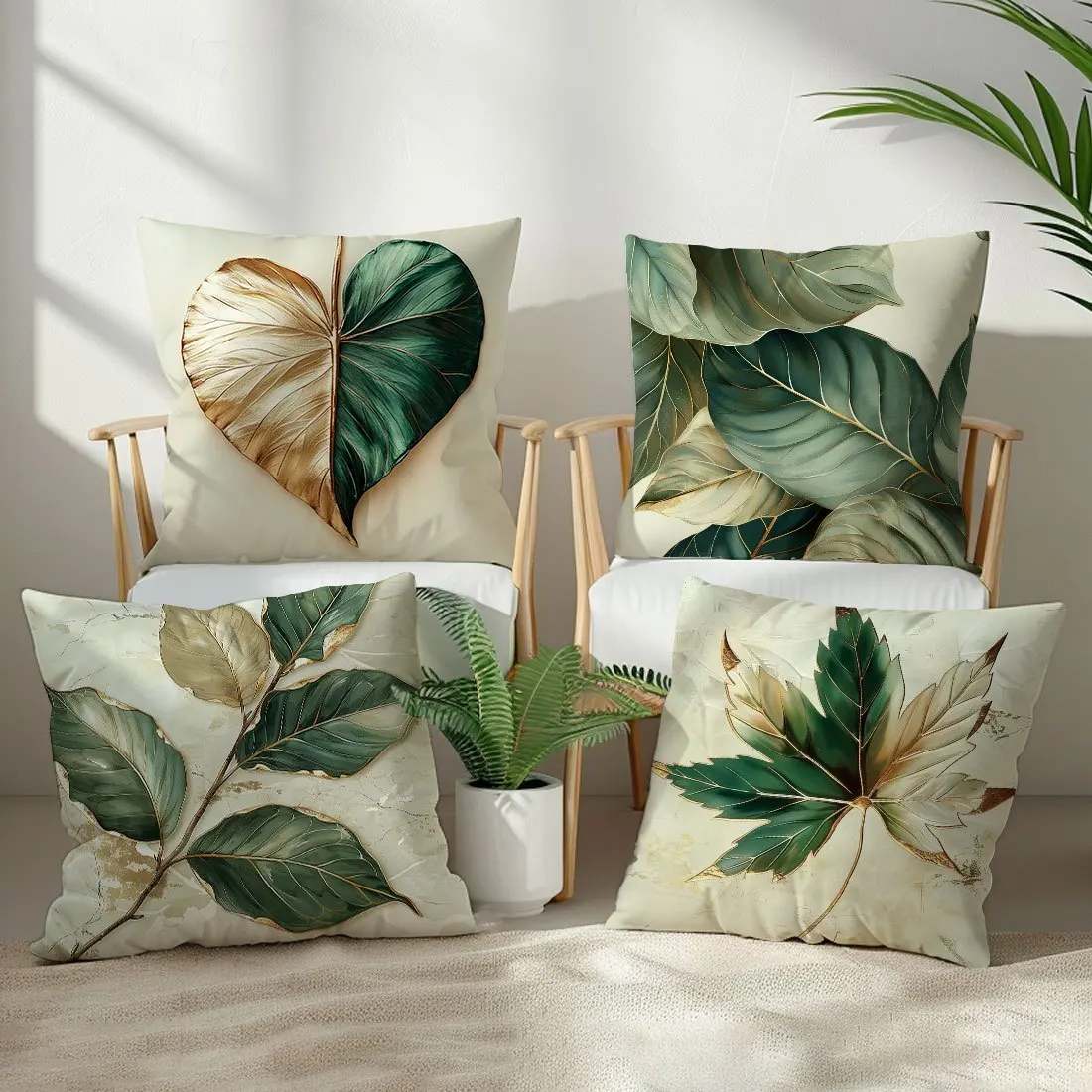 Juego 4 Fundas Cojí…