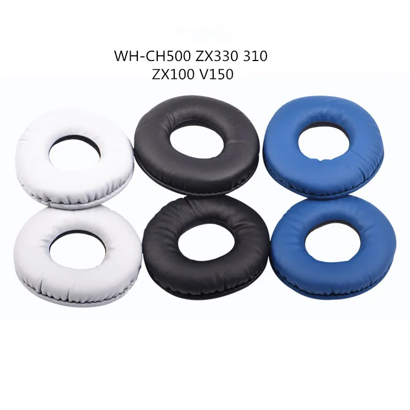 โฟมจำรูปหูแผ่นหูฟังเปลี่ยนหูฟังสำหรับ Sony WH-CH510 500 ZX330BT 310 110 V250ชุดหูฟังหูฟังหูฟัง