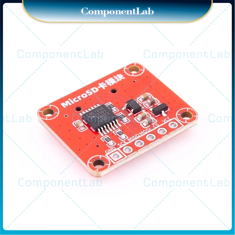 10-25pcs New original equipment Micro SD module TF card module with built-in chip, supporting 3.3-5V power supply