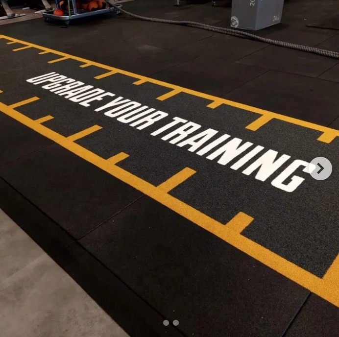 

Gym Interior Design Upgrade Sled Tracks Sports Artificial Turf