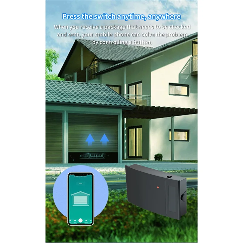 JABS-WIFI Garage Door Opener Controller Gate Door Open Close Monitor Controller Smart Card Identification EU Plug