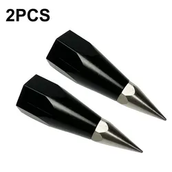 2PCS Survey Range Rod Prism Pole Point Tip With 5/8 Internal Thread GPS RTK Centering Surveying Accessories Carbon Tube Point