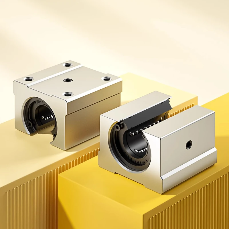Standard Open Box SBR 12 16 20 25 30 35 40UU Linear Bearing Optical Axis Guide Slide