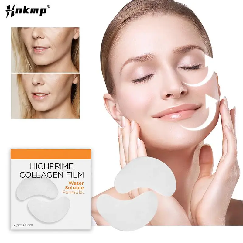 2/10Pcs Collagen Water Soluble Eye Mask Eye Care Remove Eye Bags And Dark Circles Collagen Eye Patch Skin Care