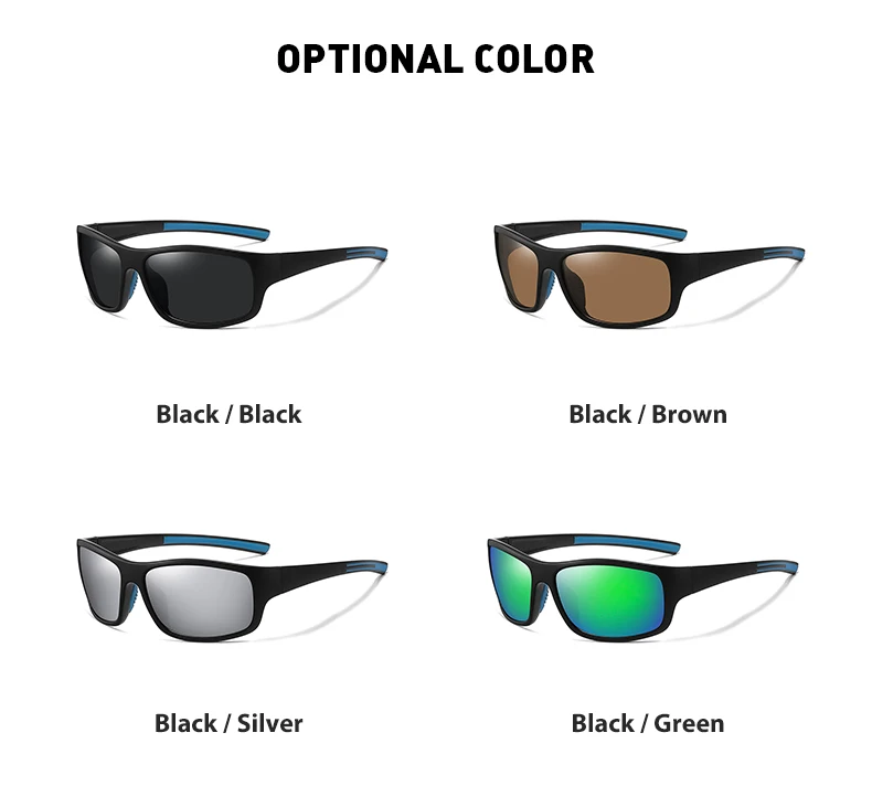 DML Neue Ultra Licht Material Gläser Männer Frauen Angeln Gläser Sonne Brille Camping Wandern Fahr Polarisierte Sonnenbrille – Detail 19