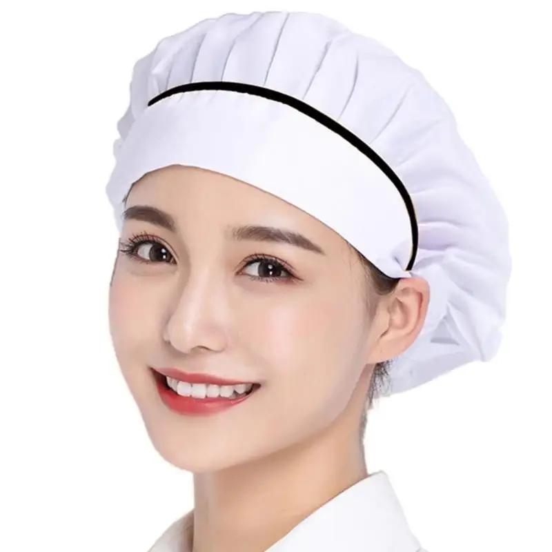 39BD Mũ Nấu Ăn Nhà Bếp Mũ Đầu Bếp Mũ Làm Việc Có Thể Điều Chỉnh Mũ Nấu Ăn Baker Cho Unisex