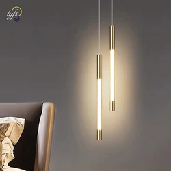 북유럽 LED 펜던트 조명, 실내 조명, 침실 침대 옆, 거실 식탁, 복도, 홈 장식, 걸이식 펜던트 램프
