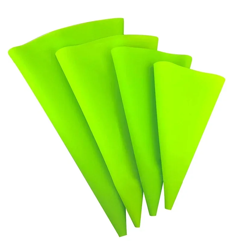 4 Sizes Silicone Pastry Bags Baking Decorating Tools Reusable EVA Material Cream Pastry Bag Squeeze Nozzle Cake Pastry Bag
