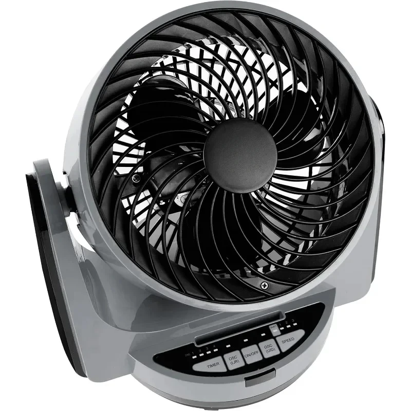 Dual Oscillating High Speed Desk Fan Household Appliances Portable, Suitable for Travel