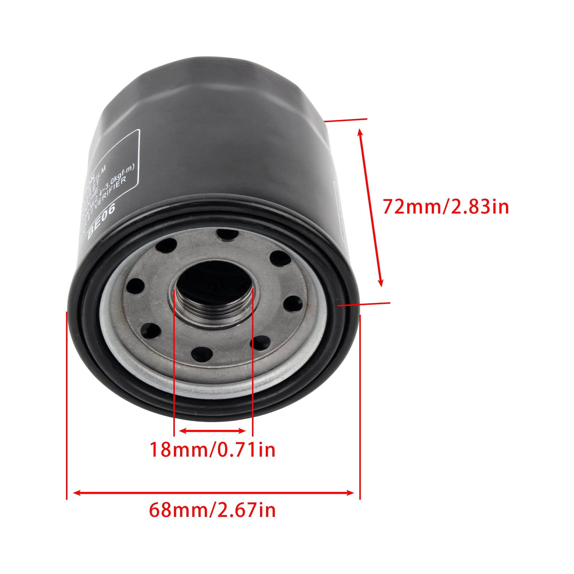 Motorcycle Oil Filter Element For Honda CBR500R CB500F CB500X CBR600 F2 F3 F4 F4i CBR600RR CBR900RR CBR1000RR 15410-MFJ-D01 - Image 6