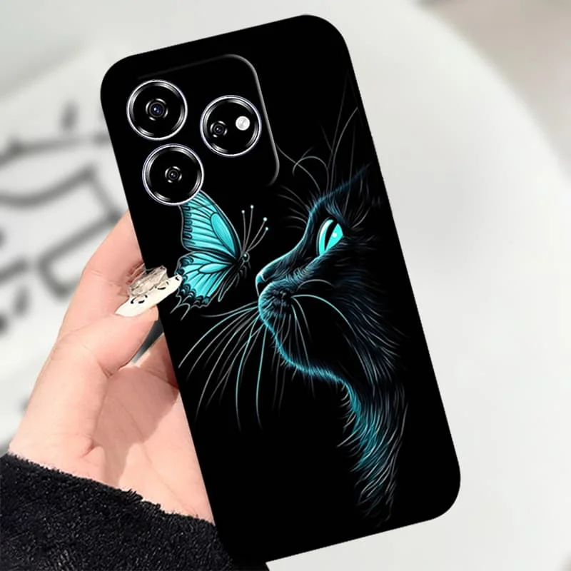 ل ZTE Nubia V60 تصميم حافظة V60 Vita AXON60 Lite لينة سيليكون يغطي ل ZTE Nubia V60 تصميم حامي حافظة هاتف من البولي يوريثان Coques #6