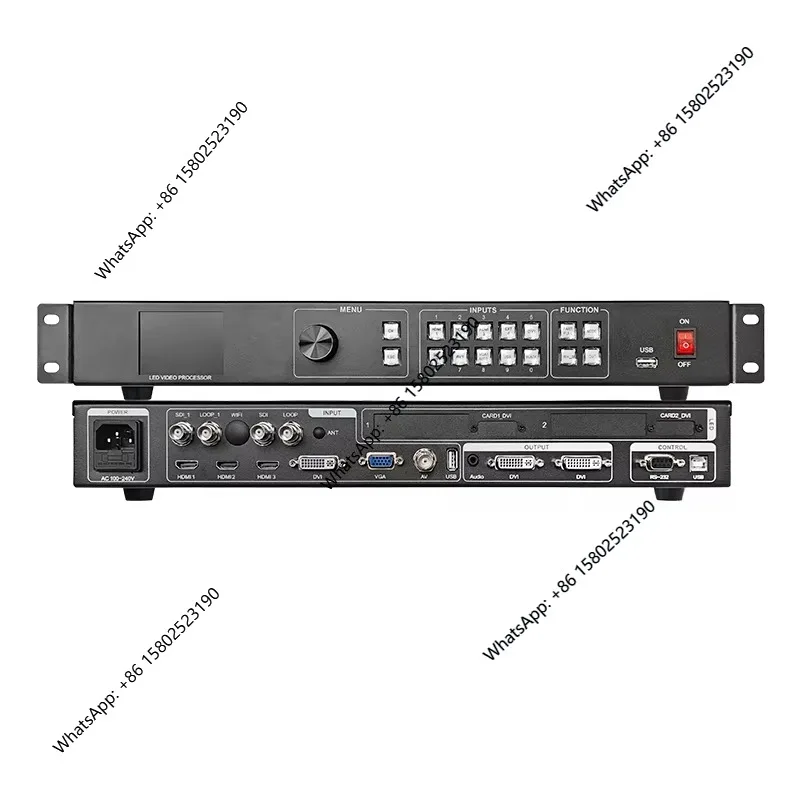

MVP500 LED Video Processor With SDI Inputs For P3.91 500*500mm 500*1000mm LED Rental Events Support Huidu Control System