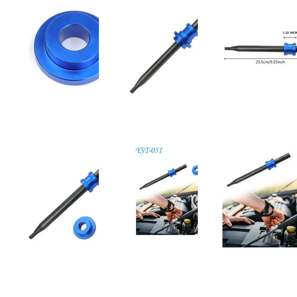 

E15A Oil Primer Tools Fit for V6 SBC 350 BBC 454 Small Big Block Aluminum Alloy Primer Shafts Rated 170,000 PSI